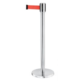 Stojan na ohrazení prostoru 59,5 cm, červená páska