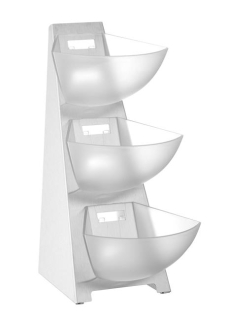 Třípatrový organizér HENDI Multirack, 3 × 1 l