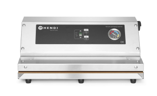 Vakuový balicí stroj - lamelový, HENDI, Profi Line, těsnicí lišta: 350 mm, 383x293x(H)175mm