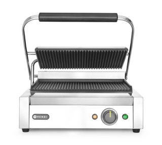 Kontaktní gril HENDI 263655 Panini – vroubkované desky, 2200 W