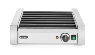 Gril válečkový na párky - jednozónový, HENDI, 7 válečků, 230V/740W, 525x365x(H)176mm