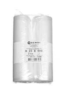 Reliéfní role vakuových sáčků pro skladování potravin, HENDI, komplet 2 rolí, 2 ks, 6000x200mm