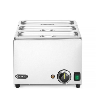 Sada Bain-marie HENDI RANGER + 3x GN 1/3 s víkem, HENDI, GN 1/1, 230V/1000W, 590x332x(H)242mm