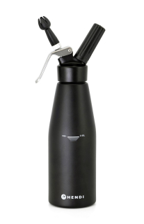 Šlehačková láhev, HENDI, Kitchen Line, 0,95L, Černá, ø95x(H)320mm