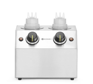 Čokoládový ohřívač dvojitý, HENDI, 1,3L, 220-240V/400W, 270x223x(H)282mm