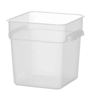 Nádoba na potraviny se stupnicí, HENDI, 7,6L, 235x235x(H)230mm