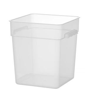 Nádoba na potraviny se stupnicí, HENDI, 17,2L, 290x290x(H)320mm