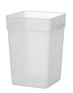 Nádoba na potraviny se stupnicí, HENDI, 20,8L, 290x290x(H)400mm