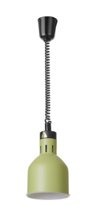 Výškově nastavitelná ohřívací lampa válcová, HENDI, Zelená, 230V/250W
