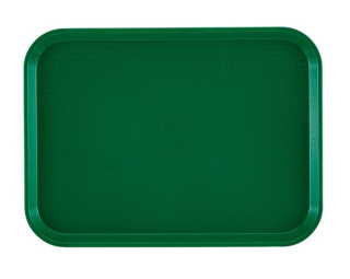 Polypropylenový tác fast food, velký, Cambro, zelený, Zelená, 355x457x(H)21mm