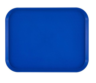 Polypropylenový tác fast food, velký, Cambro, modrý, Modrá, 355x457x(H)21mm