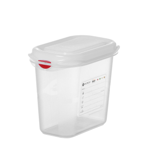 Nádoba GN 1/9 polypropylen, HENDI, GN 1/9, 1,5L, Průhledná, 176x108x(H)150mm