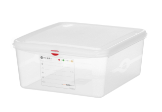 Nádoba GN 2/3 polypropylen, HENDI, GN 2/3, 13,5L, Průhledná, 354x325x(H)150mm
