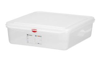 Nádoba GN 1/1, polypropylen, HENDI, GN 1/1, 13L, Průhledná, 530x325x(H)100mm