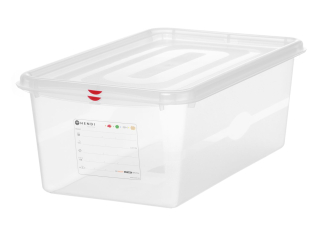 Nádoba GN 1/1, polypropylen, HENDI, GN 1/1, 28L, Průhledná, 530x325x(H)200mm