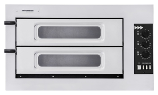 Pec na pizzu Basic 2/50 vetro, Prismafood, 400V/6000W, 915x621x(H)527mm
