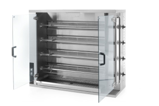 Plynový rožeň pro 16-20 kuřat, HENDI, 1150x472x(H)981mm