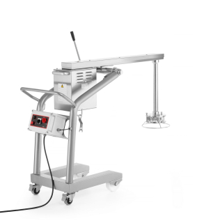 Mixér Turbo TRX-22, Sammic, Rozměry stroje během práce 568x1643x(H)1219 mm Rozměry složeného stroje 568x963x(H)1651 mm, 400V/2200W