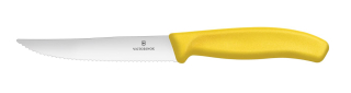 Nůž na steaky a pizzu, Victorinox, Žlutá, (L)232mm