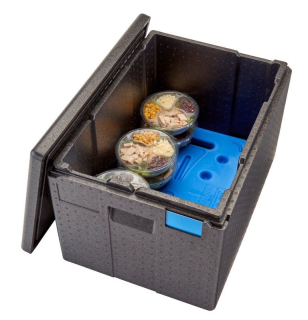 Termoizolační box Cam GoBox XL, horní plnění, GN 1/1, 64,5 l, Cambro, 64,5 l, 64,5L, Černá, 610x430x(H)390mm