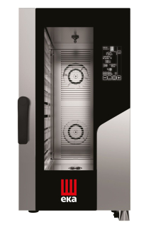 Konvektomat Millennial Black Mask Gastro Compact 10×GN 1/1 - elektrický řízený, Tecnoeka, 400V/15400W, 500x930x(H)970mm