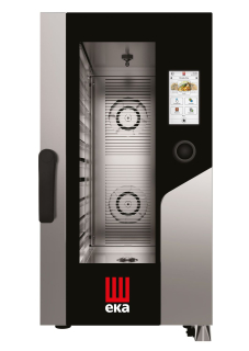 Konvektomat Millennial Gastro Compact 10×GN 1/1 s dotykovou obrazovkou - elektrický, Tecnoeka, 400V/15400W, 500x930x(H)970mm