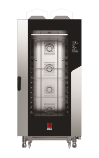 Konvektomat Millennial Black Mask Bakery, 16x600x400 mm - elektronicky ovládaná, plynová, Tecnoeka, 230V/1450W, 30000kW, 930x1160x(H)2060mm