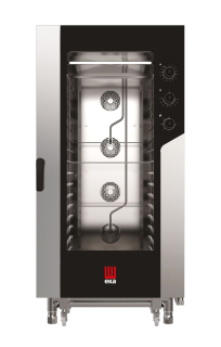 Konvektomat Millennial Smart Bakery, 16 × 600 × 400 mm - elektromechanicky ovládaný, elektrický, Tecnoeka, 400V/31000W, 930x1035x(H)1900mm