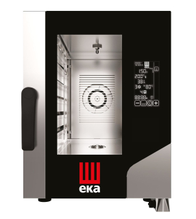 Konvektomat Millennial Black Mask Gastro Compact 6×GN 1/1 konvektomat - elektrický, Tecnoeka, 400V/7800W, 500x930x(H)700mm
