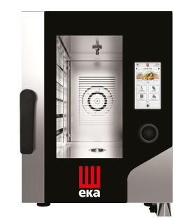 Konvektomat Millennial Gastro Compact 6×GN 1/1 konvektomat s dotykovým displejem - elektrický řízený, Tecnoeka, 400V/7800W, 500x930x(H)700mm