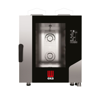 Konvektomat Millennial Black Mask Gastro, 7x600x400 mm - ovládaná elektronicky, plynová, Tecnoeka, 230V/500W, 13500kW, 730x849x(H)951mm