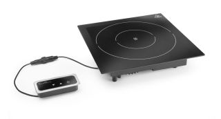 Vestavěný indukční ohřívač 1000 W, Fine Dine, Černá, 230V/1000W, 350x397x(H)85mm