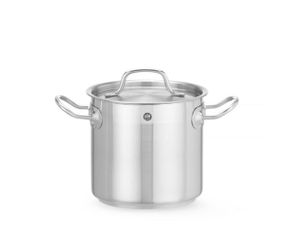 HENDI | Vysoký hrnec s poklicí Profi Line, Profi Line, objem 3L, ⌀160x(H)150mm