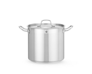 HENDI | Vysoký hrnec s poklicí, Profi Line, objem 10L, ⌀240x(H)220mm