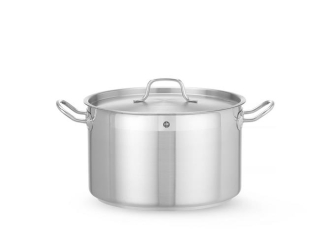 HENDI | Střední hrnec s poklicí, Profi Line, objem 10L, ⌀280x(H)170mm