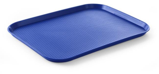 HENDI | Tác, podnos polypropylénový Fast Food BIG, barva Modrá, 350x450x(H)20mm