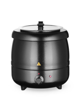 HENDI | elektrický kotlík na polévku,  Kitchen Line, 8L, Černá, 230V/400W, ⌀330x(H)363mm