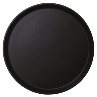 Cambro | Podnos servírovací protiskluzový kulatý černý, pr. 35,5 cm