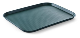 HENDI | Tác, podnos polypropylénový Fast Food BIG, barva Zelená, 350x450x(H)20mm