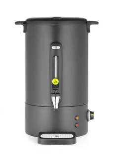 HENDI | Bojler na horké nápoje, Design by Bronwasser, jednoplášťový objem 16L, matně černý, 220-240V/1650W, 356x400x(H)510mm