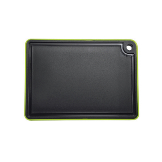 TOMGAST | krájecí deska, barva černá-limetka, rozměr 35x25x1 cm