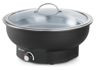 Elektrický chafing Tesino, HENDI, Kitchen Line, 6,8L, 230V/500W, ø405x(H)240mm