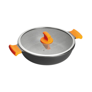 INOXIBAR | KASTROL, Absolut Orange, průměr 28 cm, objem 3,5 l