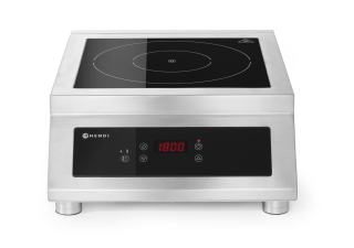 Indukční vařič 5000 D, HENDI, Profi Line, 400V/5000W, 398x525x(H)175mm