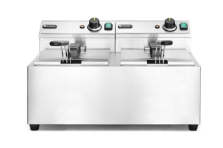 HENDI | Fritéza, objem 2x8 litrů, Profi Line, 230V/7000W, 605x460x(H)369mm