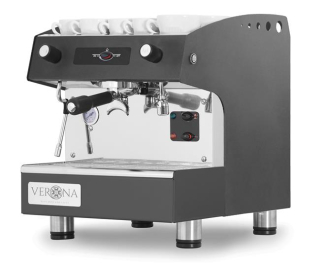 Kávovar Romeo Easy 1 pákový, poloautomatický, černý, HENDI, 230V/1800W, 375x530x(H)485mm