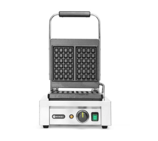 HENDI | Vaflovač tvar 'Liège', 230V/1500W, 330x360x(H)561mm