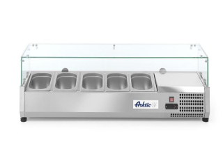 Chladicí zásobník GN 1/4, Arktic, 5 x GN 1/4, 230V/180W, 1205x335x(H)460mm