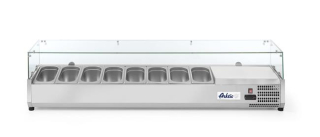 Chladicí zásobník GN 1/4, Arktic, 8x GN 1/4, 230V/180W, 1805x335x(H)460mm