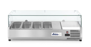 Chladicí zásobník GN 1/3, Arktic, 4x GN 1/3, 230V/180W, 1208x400x(H)456mm